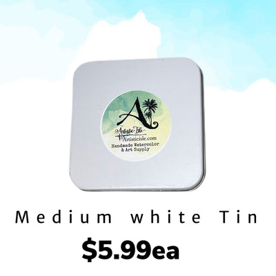 Medium White Tin
