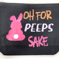 Zippered Pouch, 8.65x6inches, peeps