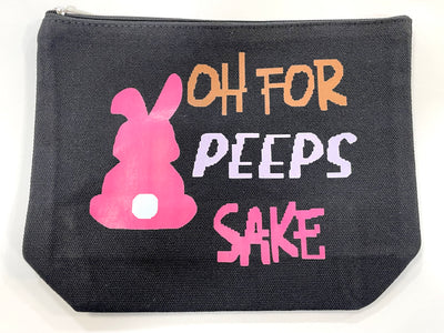 Zippered Pouch, 8.65x6inches, peeps
