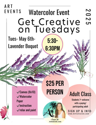 Lavender Boquet - TUESDAY- May 6th - 5:30-6:30