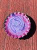 Spring Purples, Double Full Pan, watercolor paint filled bottle caps