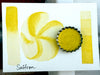 Saffron, Metallic Yellow, cap