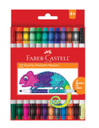 12 Duotip Washable Markers For Kids - 24 Colors