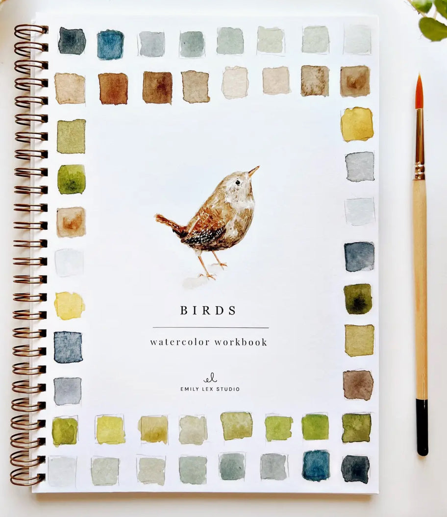 Birds Watercolor Workbook