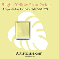 Light Yellow Iron Oxide, A Naples Yellow,  Iron Oxide PW6, PY53, PY74