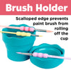 Collapsible Water Cup, Faber Castell, Clic & Go Collapsable Water Cup For Painting, Turquoise