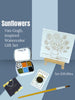 Sunflowers, Van Gogh watercolor gift set