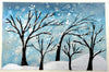 Watercolor Winter Painting