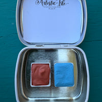 Fall for You, handmade Watercolor Paint Duo