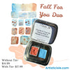 Fall for You, handmade Watercolor Paint Duo
