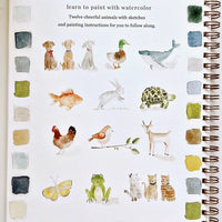 Animals Watercolor Workbook