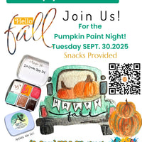 Pumpkin Painting, Tuesday, Sept. 30,2025, 6-8pm