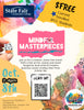 Mindful Masterpieces, a stress less course for SFCC STUDENTS. Wednesday. October 8th. 2-4pm