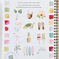 Tropics Watercolor Workbook