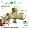 Lucky Paint, 4 inch, hand poured watercolor into clover glass or crystal