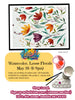Watercolor Easy Loose Florals
