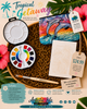 Tropical Getaway, set 2, upcycled set