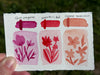 Mini Florals, watercolor palette