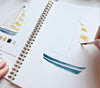 Seaside Watercolor Workbook