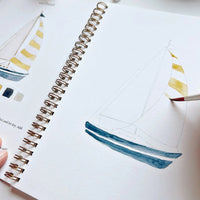 Seaside Watercolor Workbook