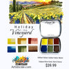 Holiday at the Vineyard, Watercolor Set