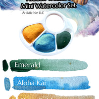 Hidden Treasure, watercolor palette