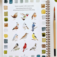 Birds Watercolor Workbook
