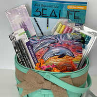 Sea Life Gift Basket, Art Supplies