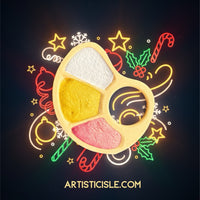 Glow Mini Palette, handmade watercolor, metallic set