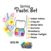 Spring Pastel Set, handmade watercolor