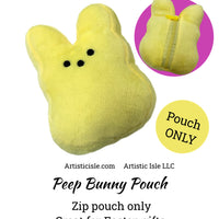 Sugared Peeps Watercolor Set, Gift Set and Peep Bunny Zippered Pouch