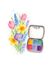 Spring Pastel Set, handmade watercolor