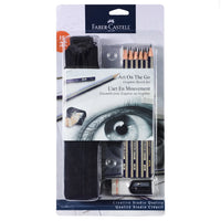 Faber Castell Drawing Kit, Faber-Castell Art On The Go Graphite Sketch Set – 15 Pieces, pencils, drawing set