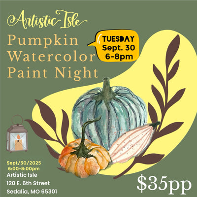 Pumpkin Painting, Tuesday, Sept. 30,2025, 6-8pm