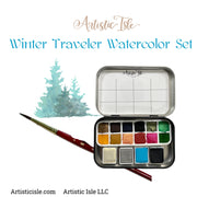 Winter Traveler watercolor Set