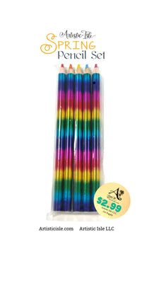 Spring Colored Pencil Set