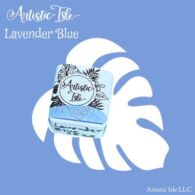 Lavender Blue, watercolor half pan, PW6/PV29