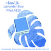Lavender Blue, watercolor half pan, PW6/PV29