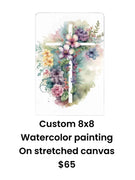 Custom watercolor painting