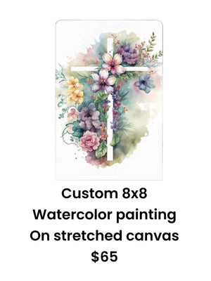 Custom watercolor painting