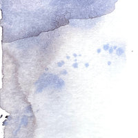 Tundra Violet, deep Granulating Violet watercolor, half pan