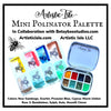 Mini Pollinator palette, watercolor set