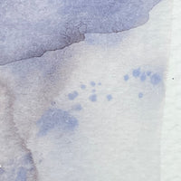 Tundra Violet, deep Granulating Violet watercolor, half pan