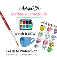 Coffee and creativity, digital watercolor course