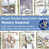 Journal Surprise, Ocean Minded Watercolor journal