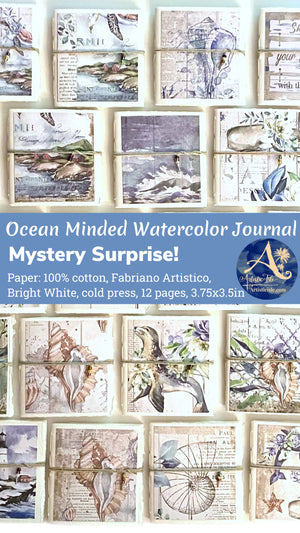 Journal Surprise, Ocean Minded Watercolor journal