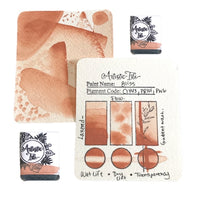 Half Pan, Bliss, peach, skin tone, handcrafted, watercolor paint