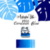 Cerulean, Genuine Cerulean, Cerulean Blue , medium blue, blue, handcrafted, watercolor paint