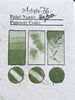 Hydra, watercolor half pan, metallic, Medium Green shimmer