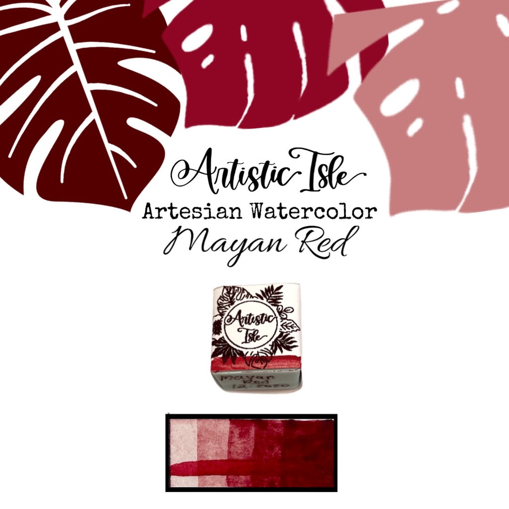 Mayan red, Aztec red, rare Mexican Mayan red | Artistic Isle